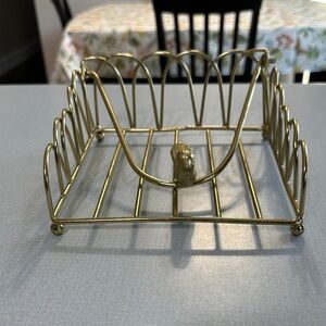 Gold Wire Napkin Holder